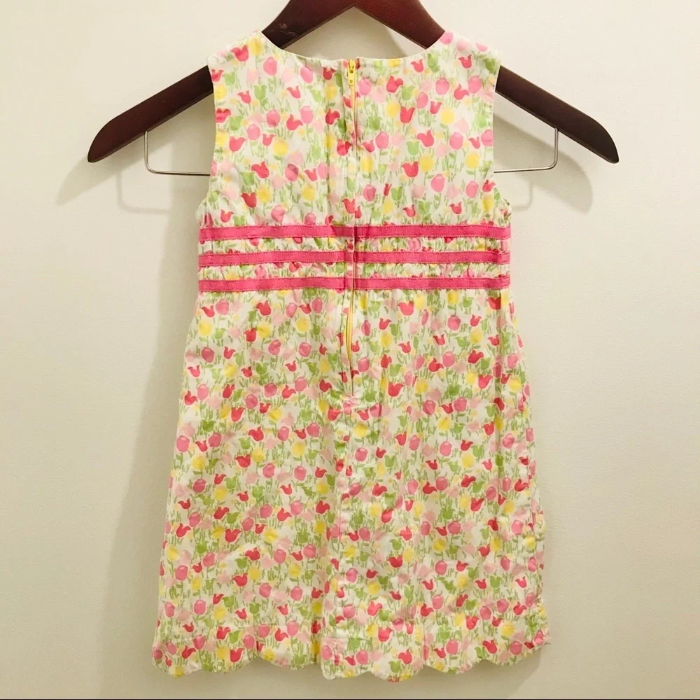Vintage Lilly Pulitzer Girls Dress Tulip Print 4